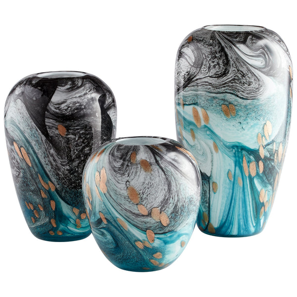 Medium Prismatic Vase in Multi Colored