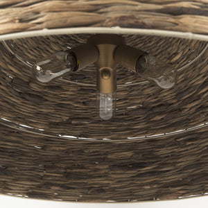 Campanile 30.0 L x 30.0 W x 16.0 H Brown Half Domed Chandelier