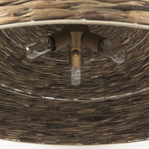 Campanile 30.0 L x 30.0 W x 16.0 H Brown Half Domed Chandelier