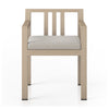 Monterey Outdoor Dining Armchair In Brown