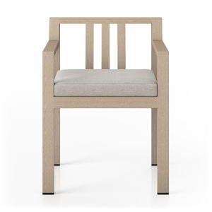 Monterey Outdoor Dining Armchair In Brown