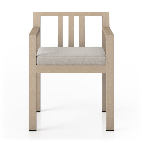 Monterey Outdoor Dining Armchair In Brown