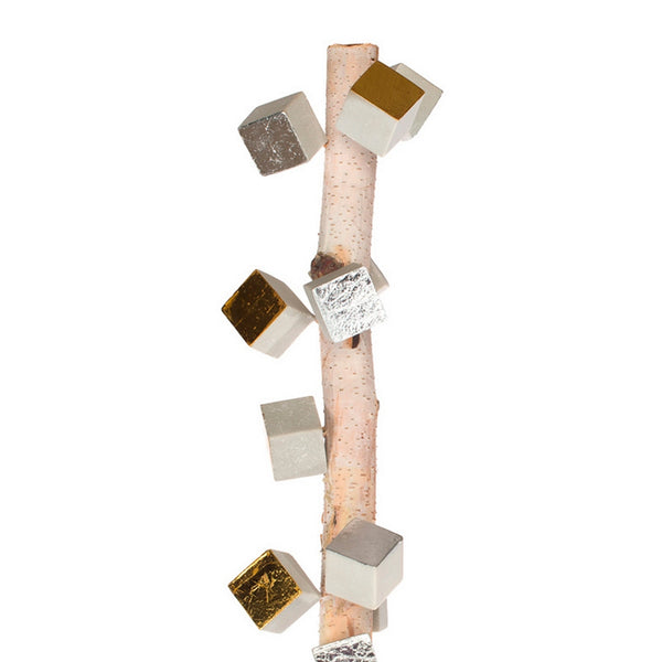 Birch Pole with Cube Pivot Wall Play