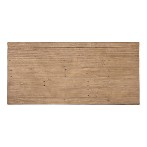Sierra 2 Door Cabinet Natural Wood