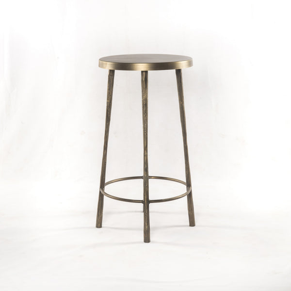 Westwood Counter Stool In Antique Brass