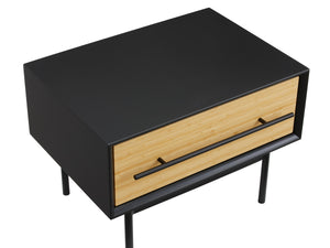 Santa Cruz 1 Drawer Nightstand, Wheat