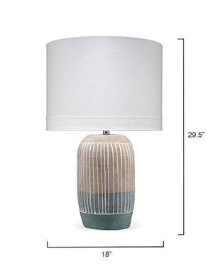 Flagstaff Ceramic Table Lamp with Linen Shade