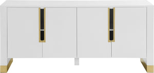 Damon Sideboard/Buffet In White Lacquer