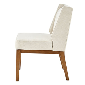 Ethan Fabric Dining Side Chair In Cardiff Cream