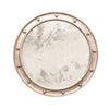 CHAMPAGNE SLVR LF ROUND ANT MIR