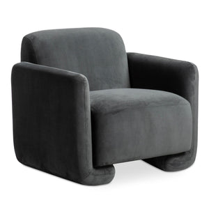 Moe's Fallon Accent Chair in Shadow Grey