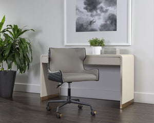 GIANNI OFFICE CHAIR - DILLON STRATUS / DILLON BLACK