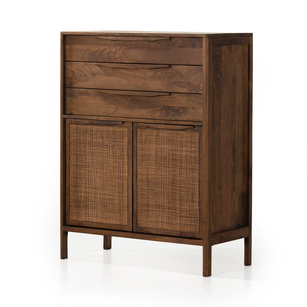 Sydney Tall Dresser In Brown Wash