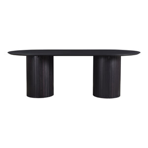 Povera Dining Table Black Acacia Wood