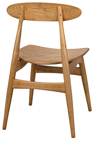 Surf Chair in Sungkai/Mindi with Clear Coat Finish