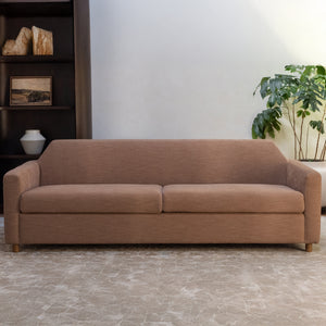 Moe's Finch Sofa in Washed Pink Linen