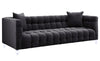 Bea Grey Velvet Sofa