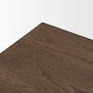 Suke 84" Medium Brown Rectangular Oak Dining Table