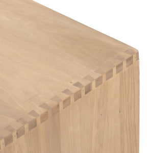 Isador Media Console In Dry Wash Poplar