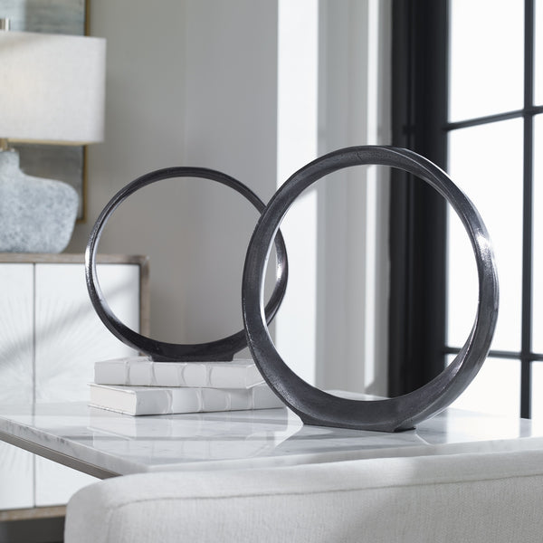 Orbits Black Ring Sculptures, S/2