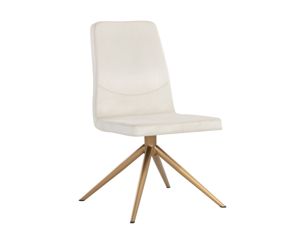 HILDA SWIVEL DINING CHAIR - VIENNA CREAM
