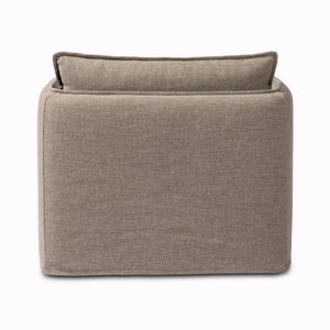 Andre Outdoor Swivel Chair in Alessi Fawn