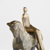 Godiva Sculpture|Wht|Bz