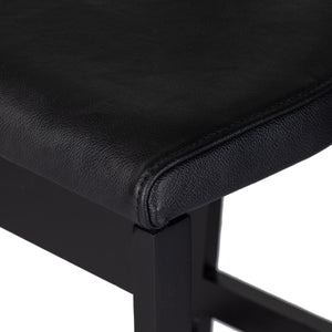 Tex Stool In Black Rosa Morada