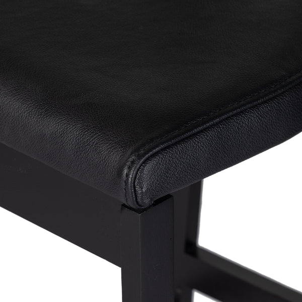 Tex Stool In Black Rosa Morada