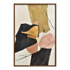Moe's Anni Framed Painting with Pine Frame