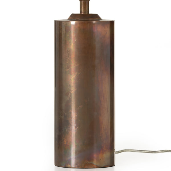 Seaton Table Lamp In Iridescent Acid Wash