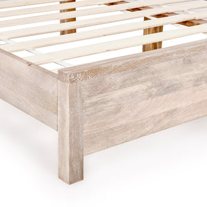 Jensen Cal King Bed with Cane Detailing in Mango Wood