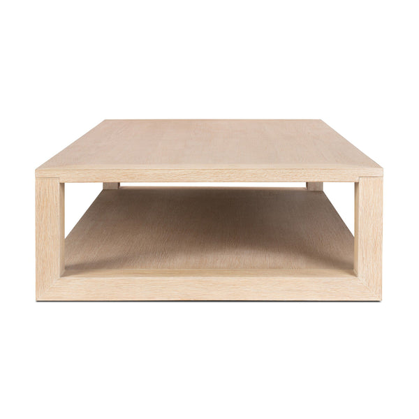 Thomas Coffee Table - Bleached Oak Veneer
