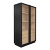 Moe's Charlotte Tall Cabinet with Glass Doors