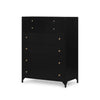 Belmont 8 Drawer Tall Dresser In Black