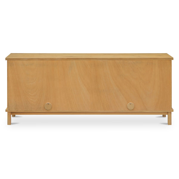 Moe's Seymour Sideboard Natural Oak & Rattan
