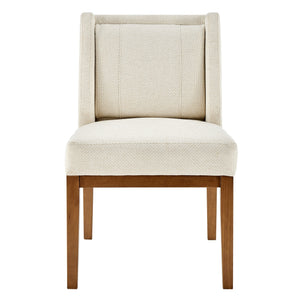 Ethan Fabric Dining Side Chair In Cardiff Cream