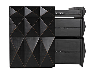Allegra Dresser, Hand Rubbed Black