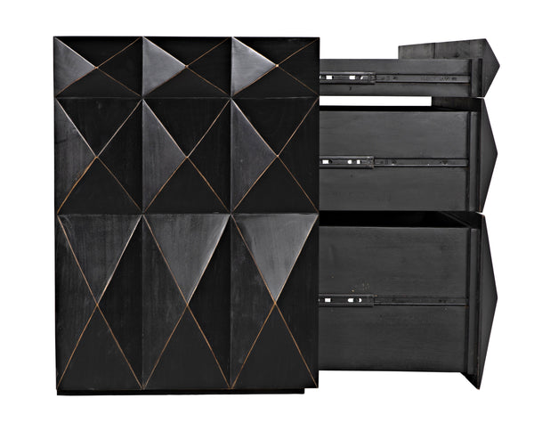 Allegra Dresser, Hand Rubbed Black