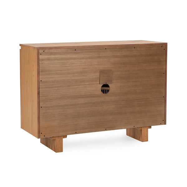 Roya Solid Wood 2Dr Cabinet - Tawny Brown