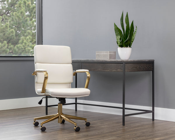 KLEO OFFICE CHAIR - SNOW