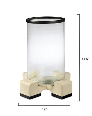 Vector Leather and Glass Hurricane, Ivory