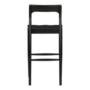 Moe's Owing Blackened Oak Barstool