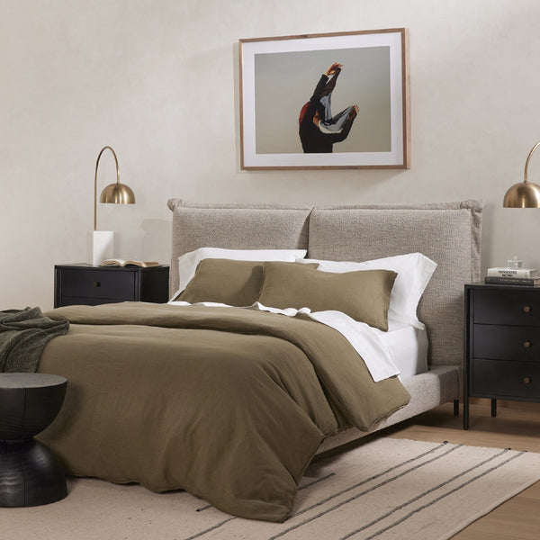 Inwood King Bed - Merino Porcelain