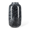 Masai Large Black Mottled Glass Vase