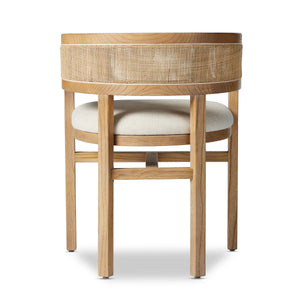 Cordoba Dining Armchair In Bergamo Parchmnt