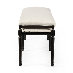 Lucille Dining Bench In 67" In Alcala Cream