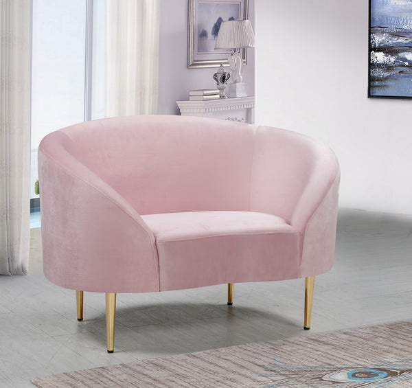 Bradford Chair In Pink Velvet