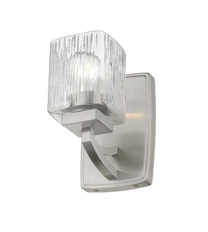 Zaid 1 Light Wall Sconce in Brushed Nickel Finish
