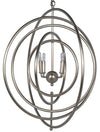 Brooks Pendant, Metal with Antique Silver Finish